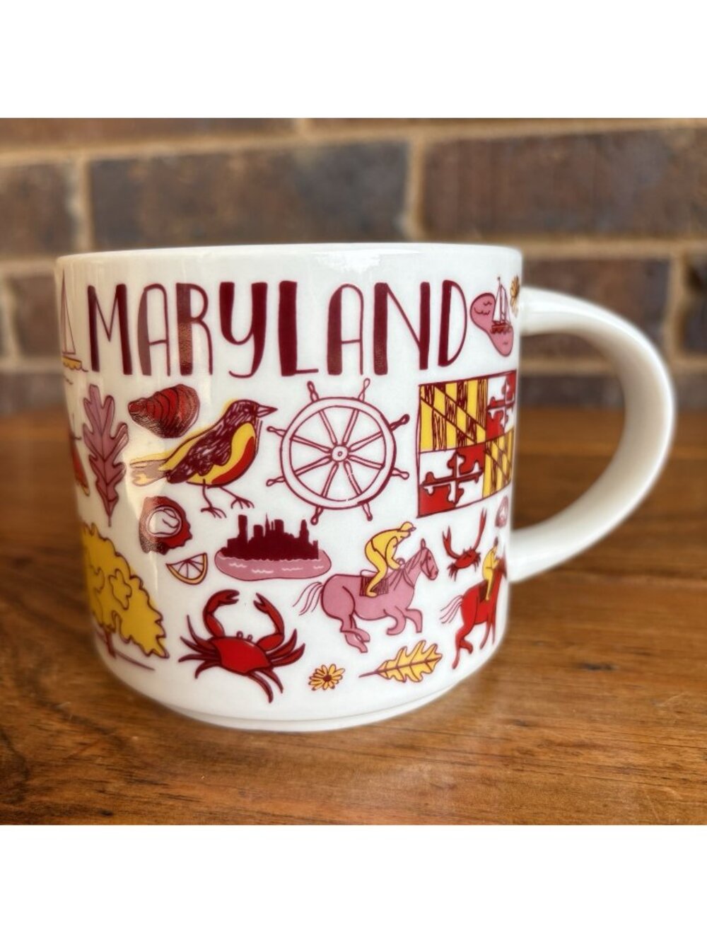 Starbucks Been There Series Across The Globe "Maryland" Ceramic 14OZ Coffee Mug